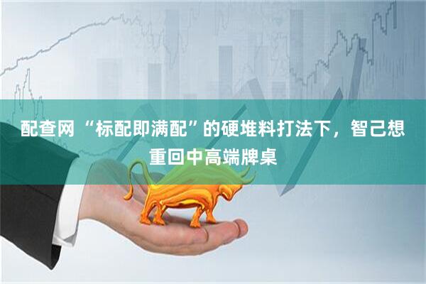 配查网 “标配即满配”的硬堆料打法下，智己想重回中高端牌桌